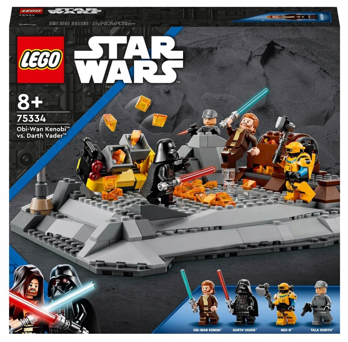Star Wars Obi-Wan Kenobi versus Darth Vader Lego