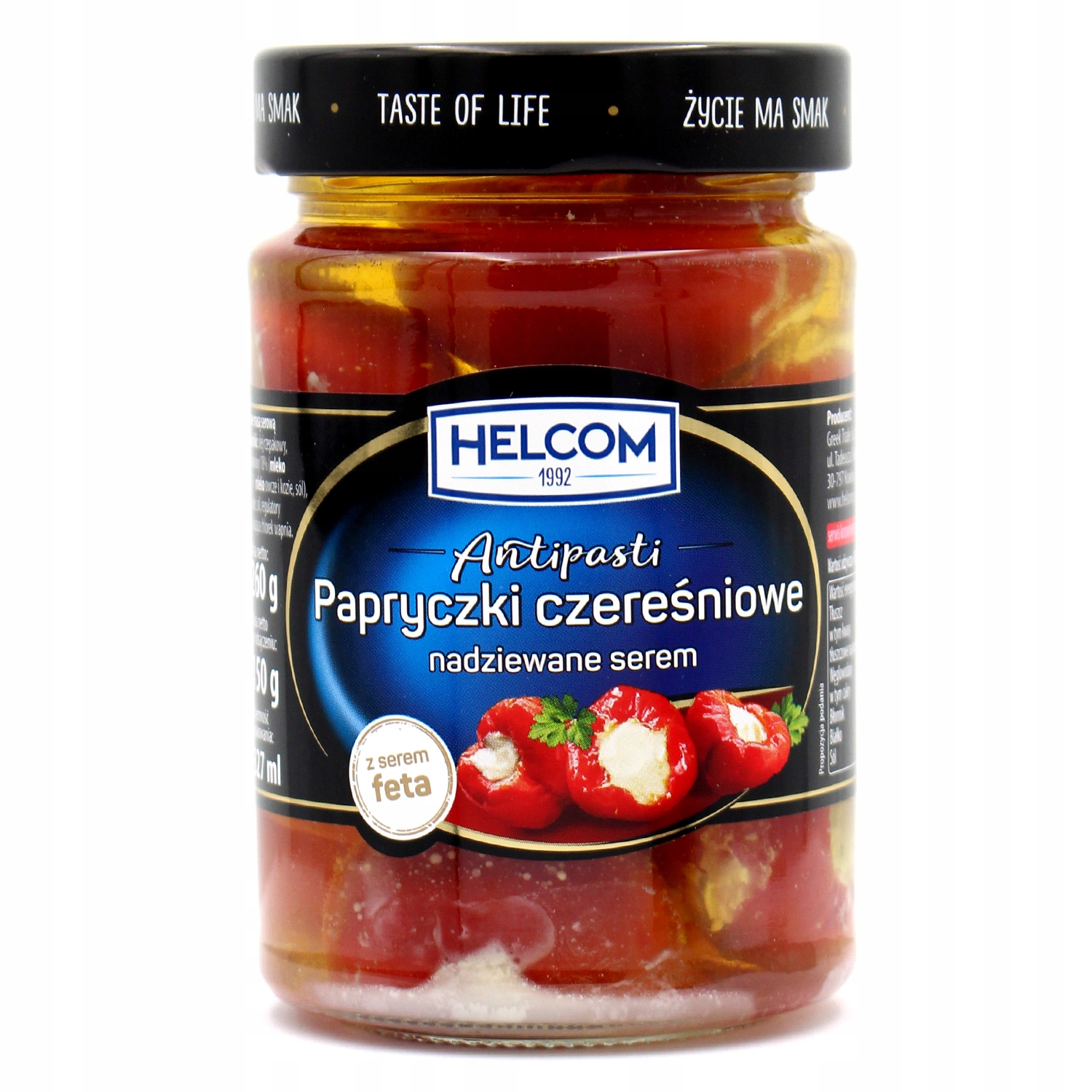 Levně Helcom Antipasti Papričky plněné sýrem 327 ml