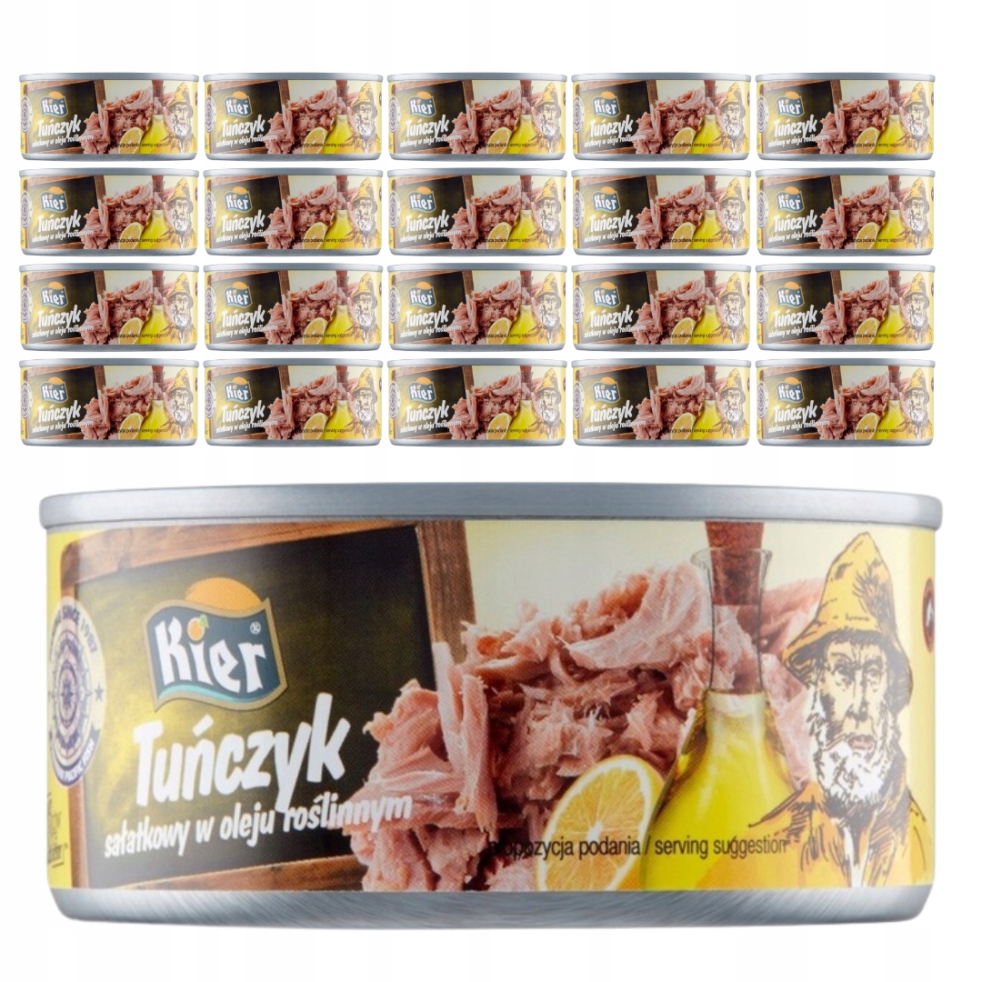 Levně Tuňákový salát Kier v rostlinném oleji 170 g x 24 kusů