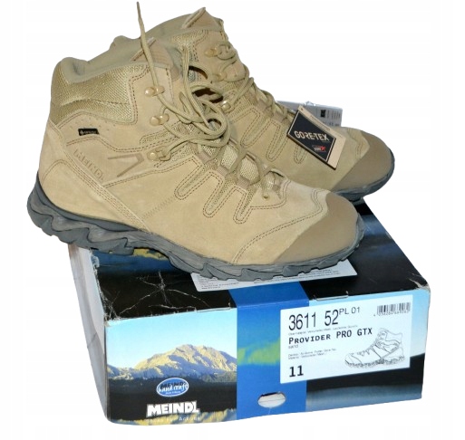 Buty niskie Meindl Provider Pro Gtx 46 odcienie brązu i beżu 86 Dkws Jwk