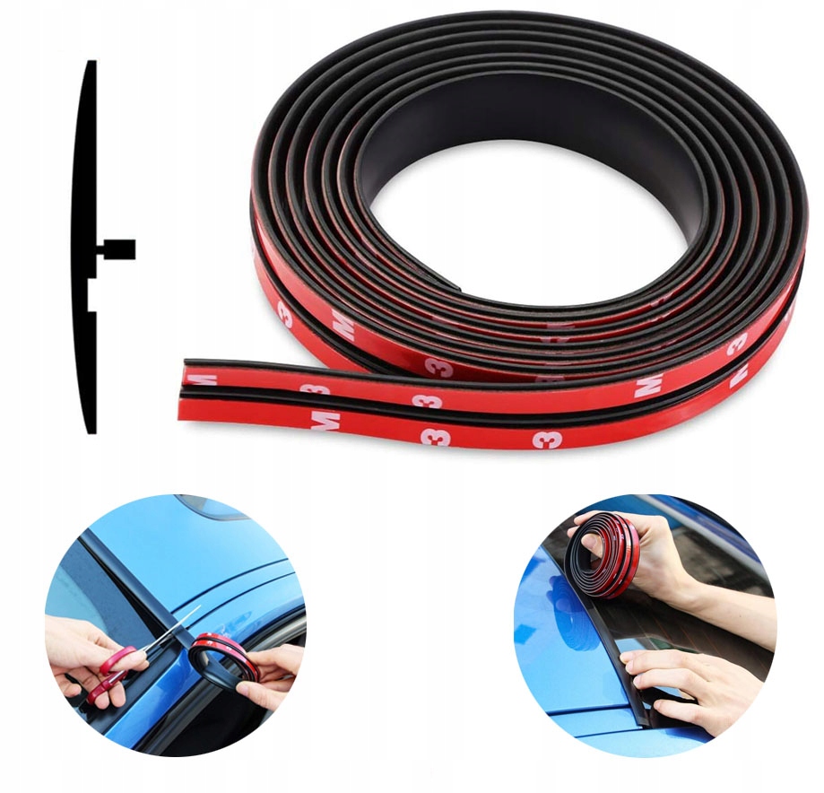 USZCZELKA DO SZYB PRZÓD TYŁ BOKI SZYBERDACH 2M GUMOWA WYSOKA JAKOŚĆ