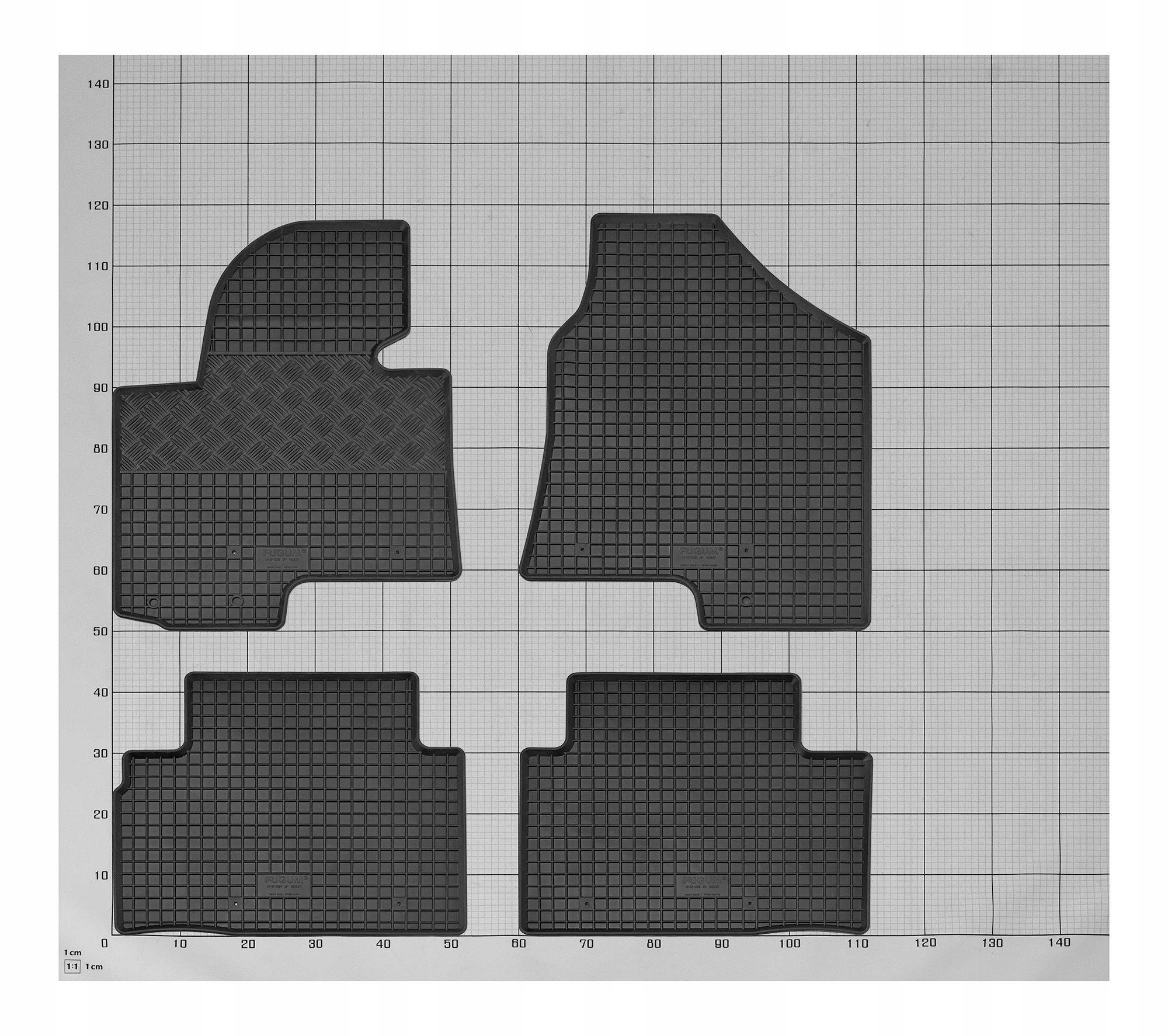 Zestaw dywaników do Kia Sportage od 2010 / od 2015 Producent Rigum