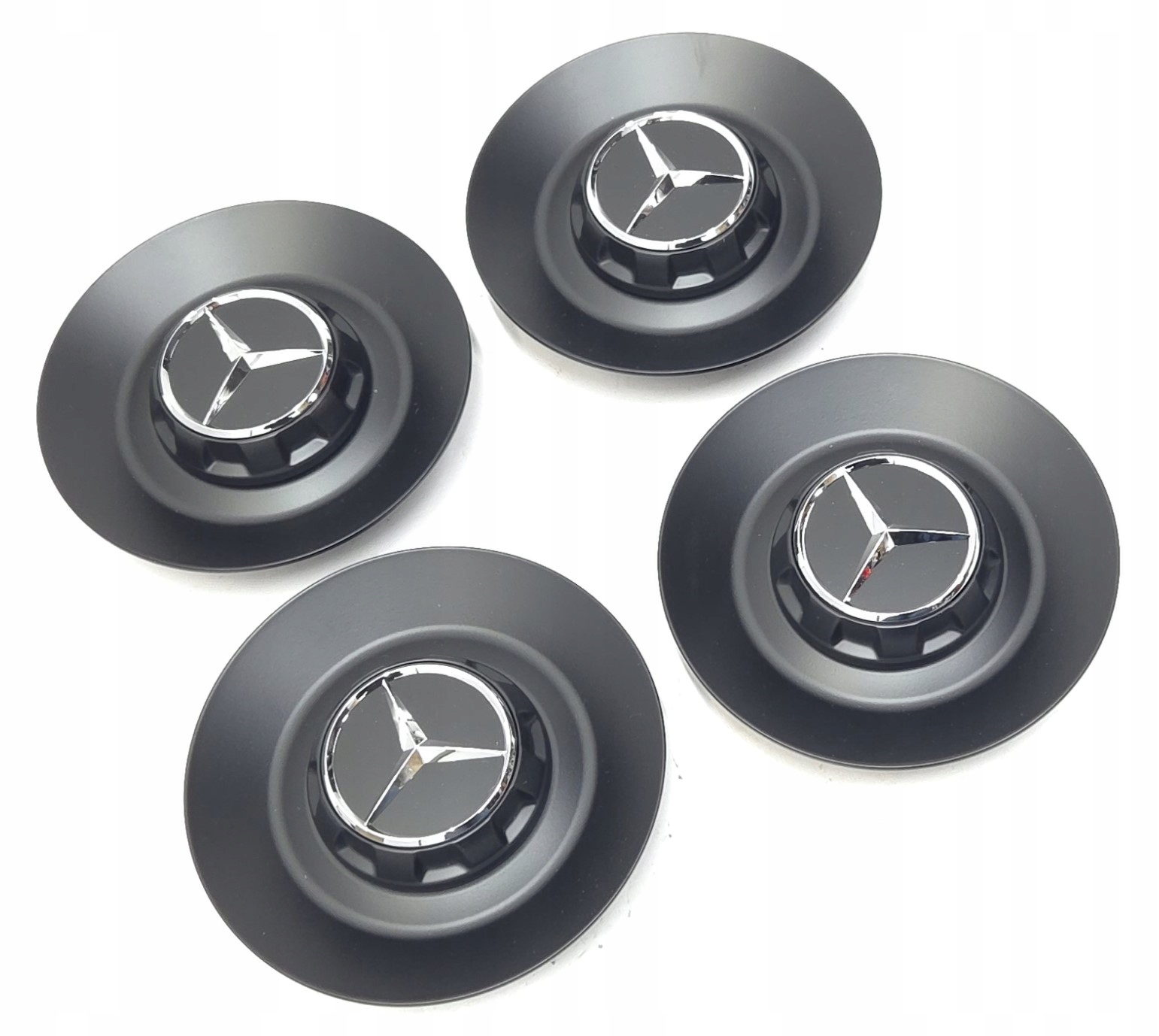 Čierne matné krytky Mercedes W463 G63 Amg A0004004300 9283