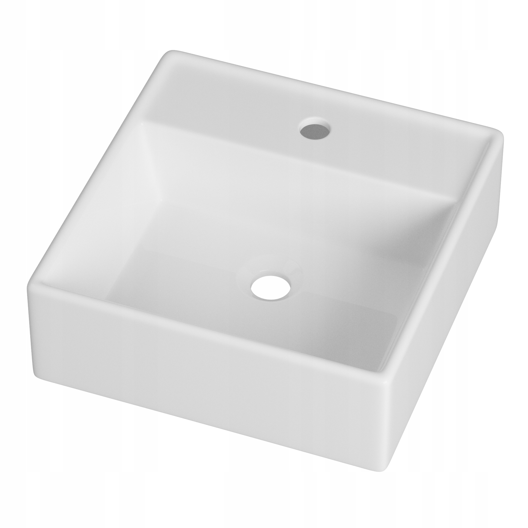 Arco Umývadlová Doska Obdĺžniková Biela Keramická Kúpeľňová