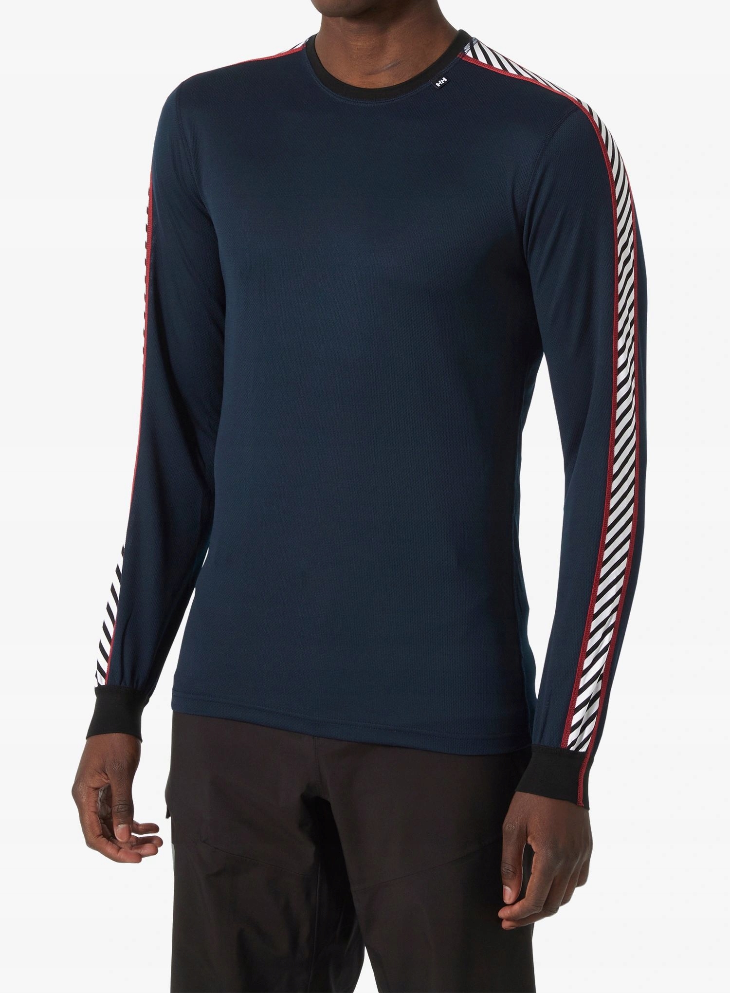 Mikina Helly Hansen Hh Lifa Stripe Crew tmavě modrá velikost S