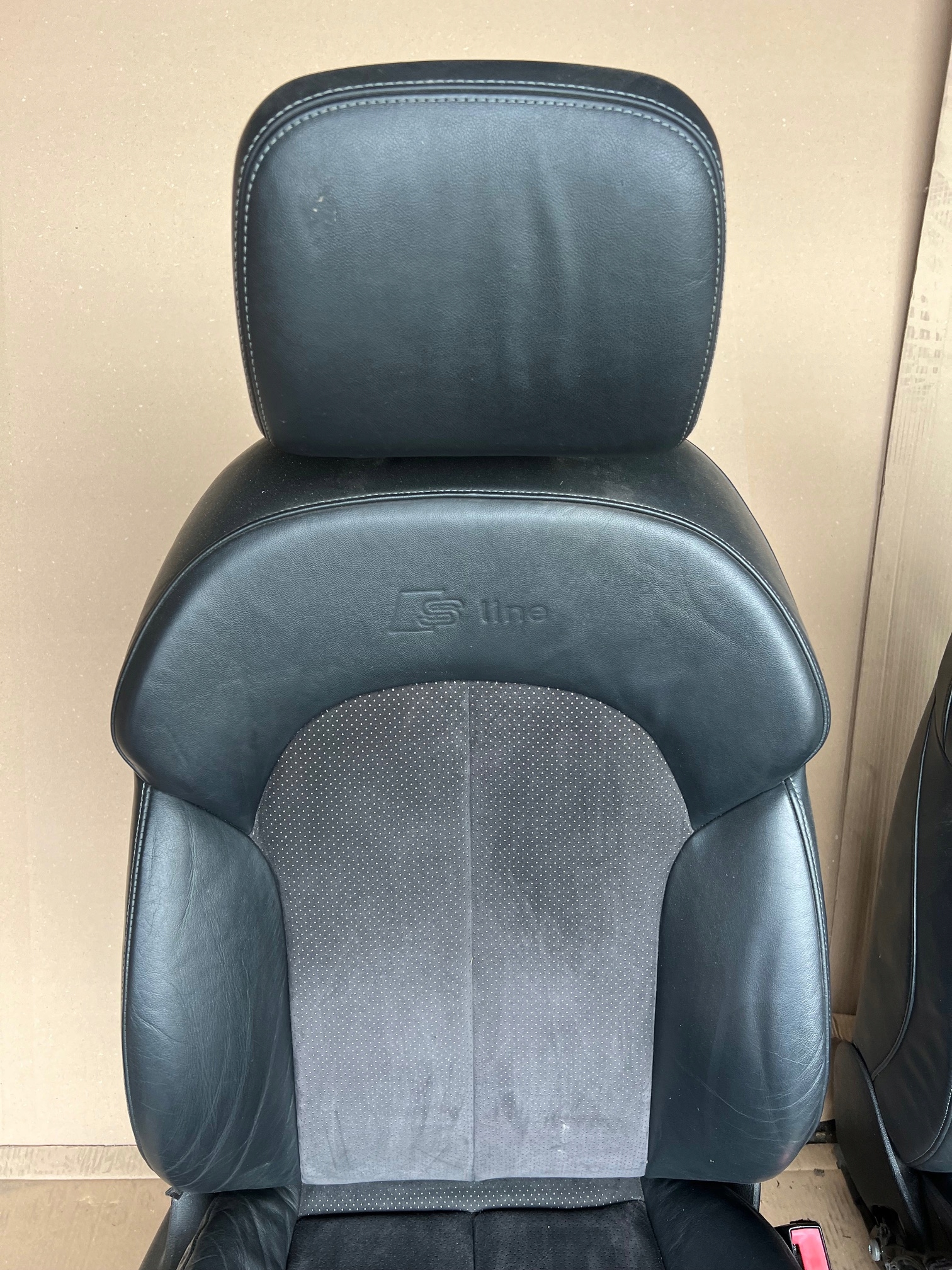 AUDI A6 C7 Sitze Ledersitz ALCANTARA GRZANE S-LINE SLINE