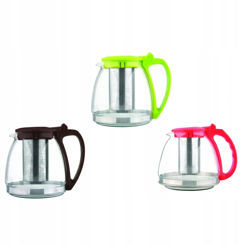 

Dzbanek z zaparzeczem żaroodporny 1300ml MIX Kolor