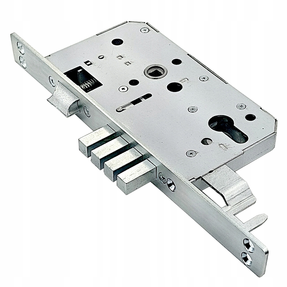 Zamek główny drzwi zewnętrznych Wikęd z cięgnem do drzwi Wikęd