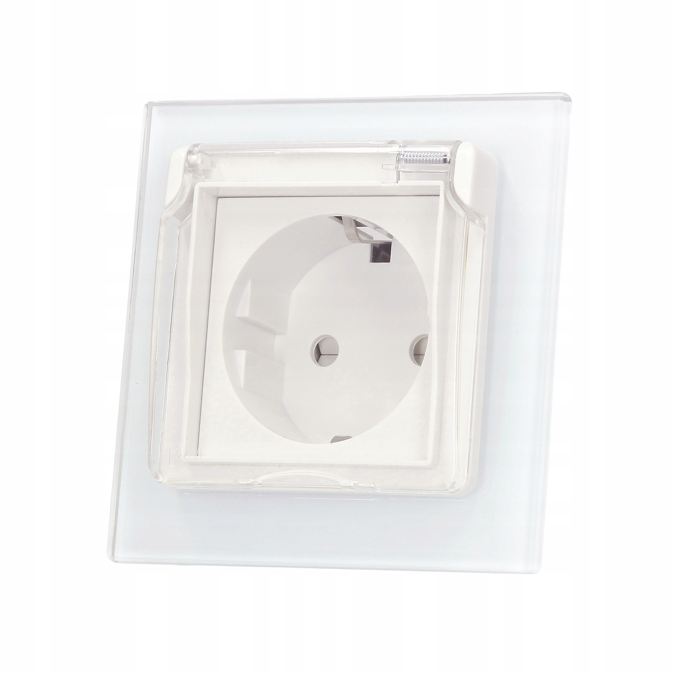 Zásuvka 16A Livolo bílá odolná proti stříkající vodě IP44