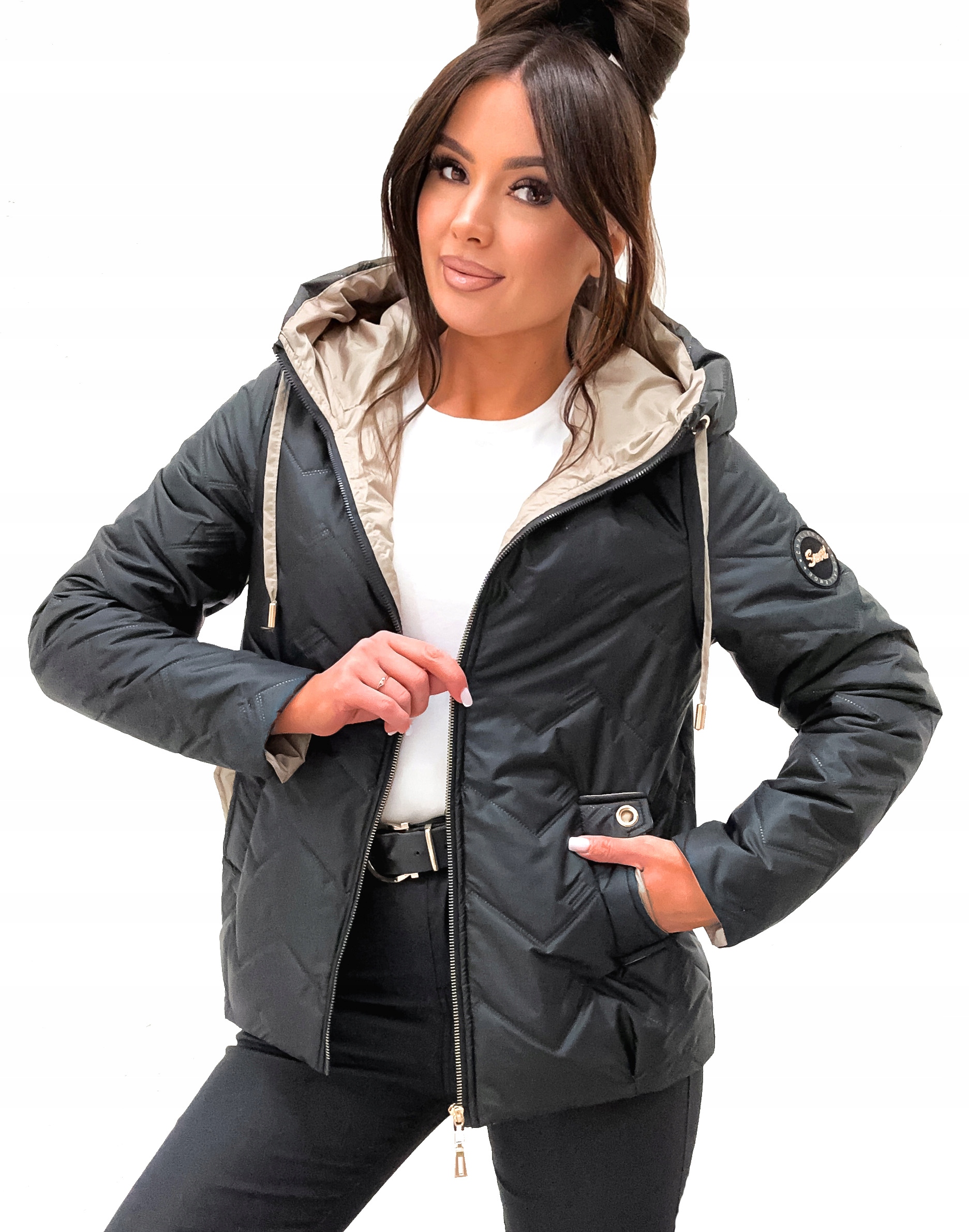 WIOSENNA_JESIENNA_Pikowana Modna Przejściówka