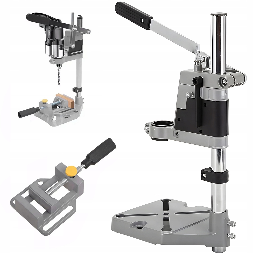 Univerzální Stativ Pro Úhlovou Brusku 2V1 S Svěrákem Pro Vrtáky 38-43 MM