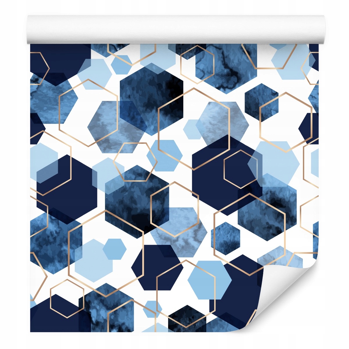 Tapeta do jídelny Moderní geometrický 3D vzor