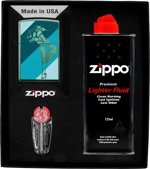 Sada Zippo Zapalovač Zippo Design Dárkový No1