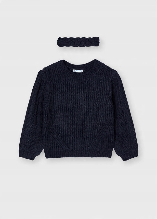

Sweter z opaską Mayoral granatowy 4373 r 122