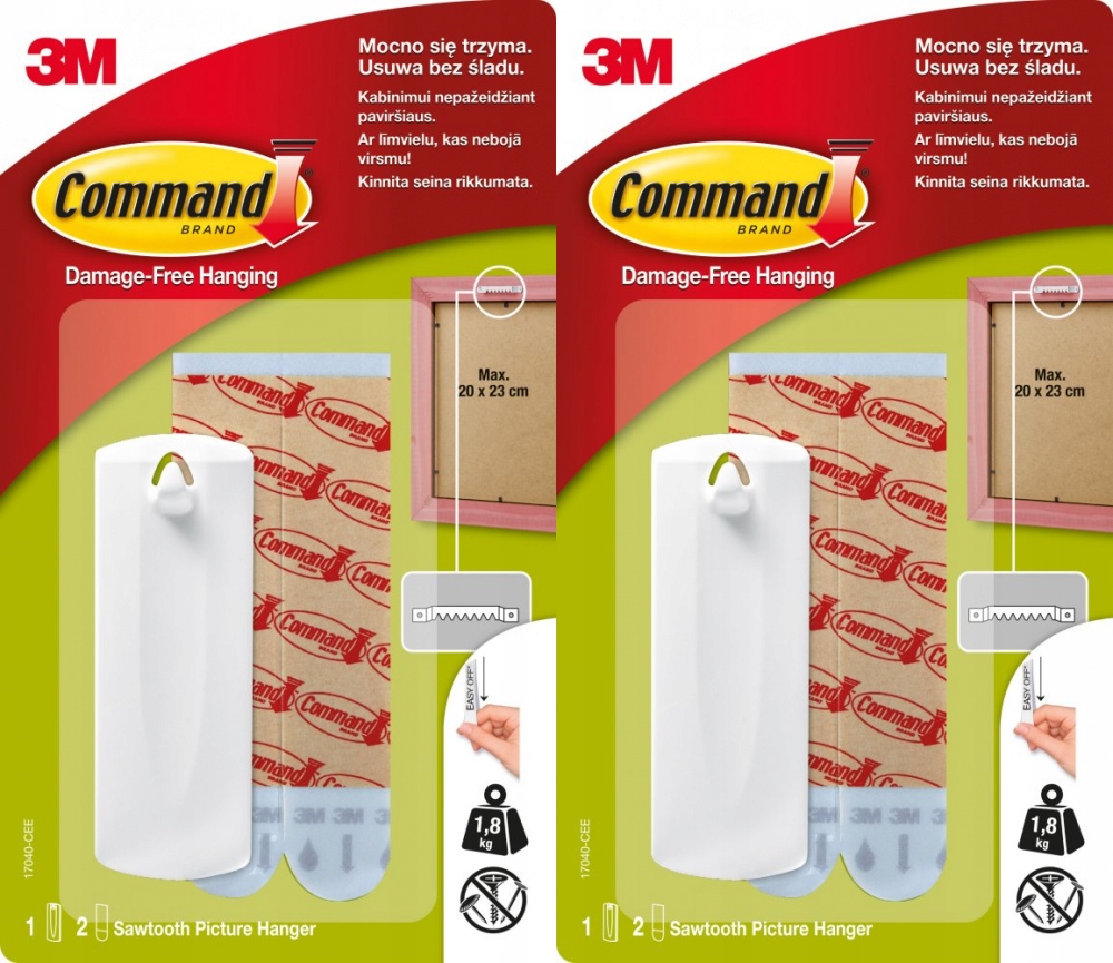 

Command 3M haczyk do ramek z uchwytem 1szt x 2
