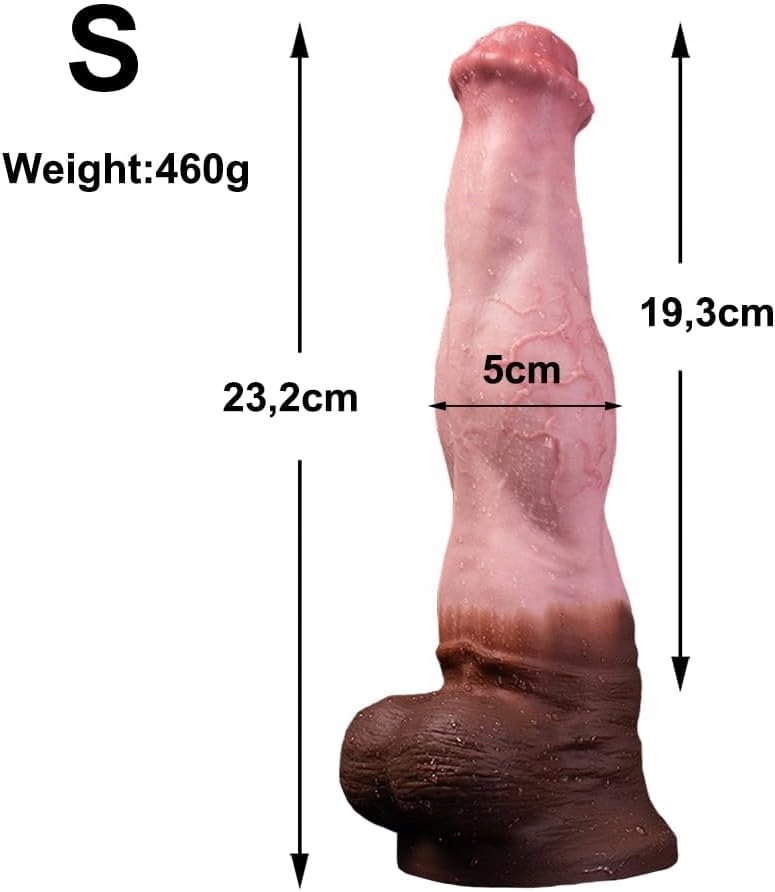 JIXAXE Duży Realistyczny Silikonowy Dildo Koński z Przyssawką — miniatura 2