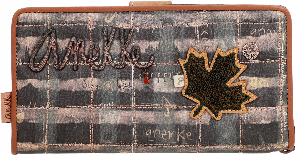 

A118 Damski duży portfel Anekke Canada Forest Wild