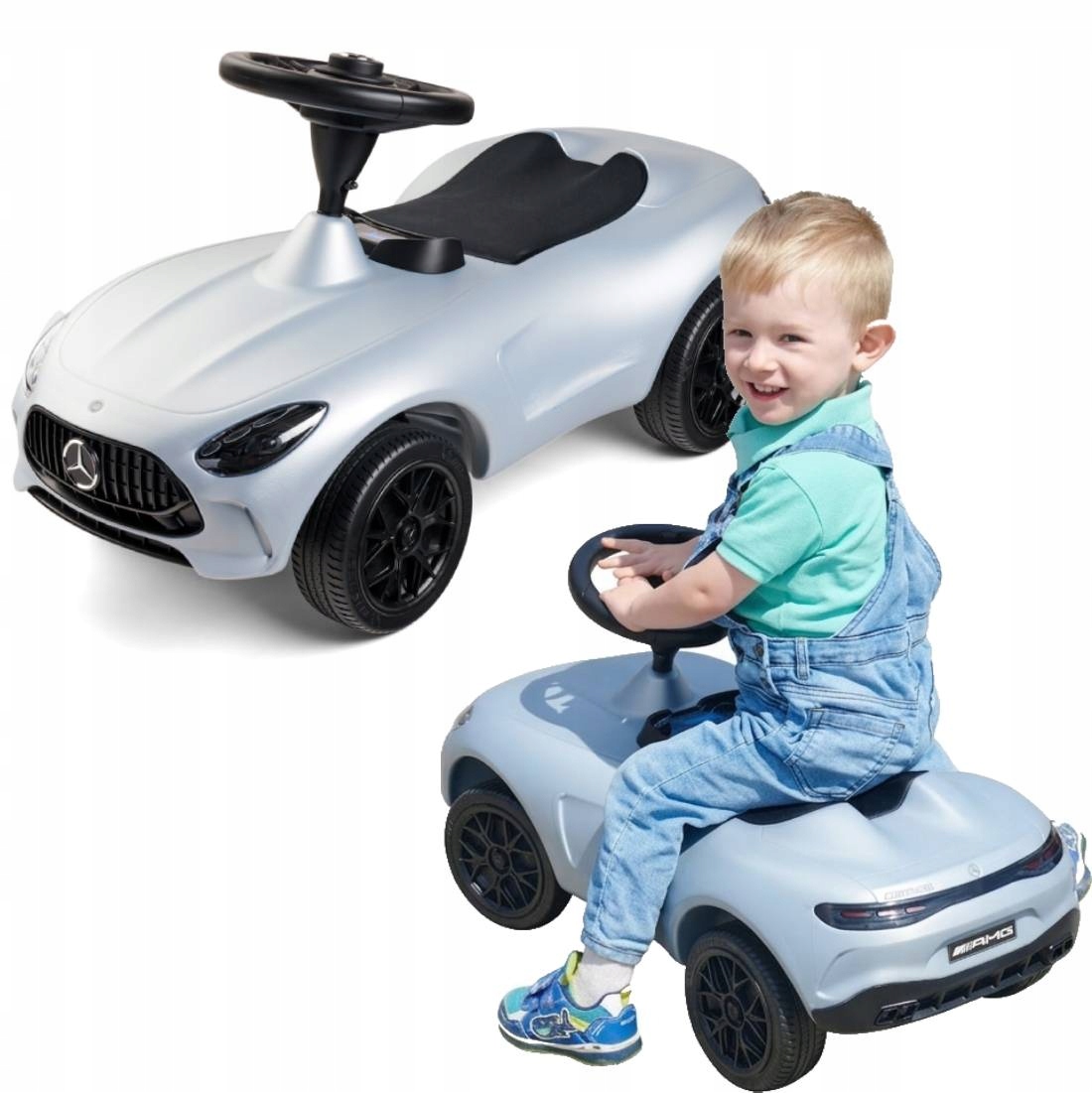Big Bobby Car Jeździk Mercedes Amg Gt Samochód Dla Dzieci 18m+