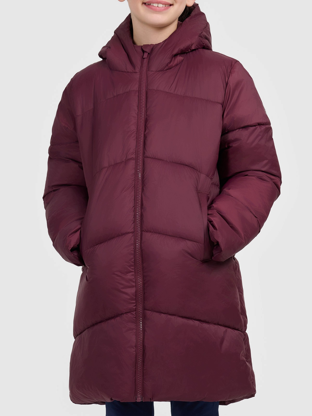 Kurtka Puchowa Dziewczęca 4F Junior Kurtka Sportowa 146 AW26
