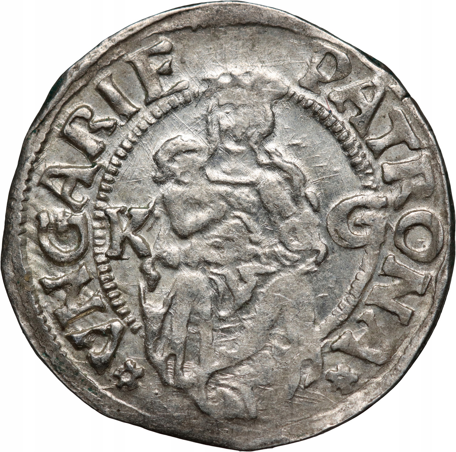 Węgry, Władysław II Jagiellończyk, denar 1516 KG