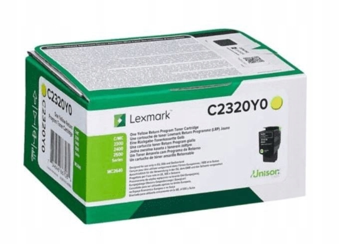 Toner Lexmark C2320Y0 žltá