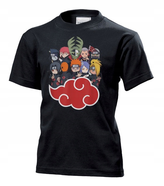 

Koszulka dziecięca Naruto Akatsuki manga anime S