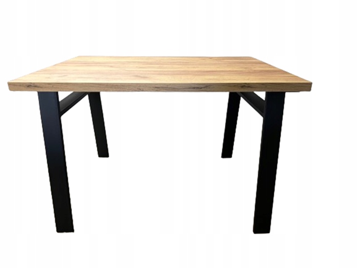 Loftový Stůl S Zesílenou Deskou 115X85X36 Svařované Nohy Typ H Jídelna Obývací Pokoj