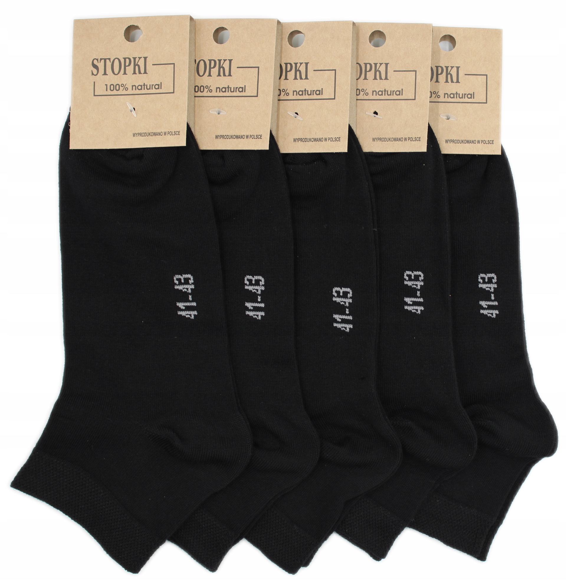 

5x Stopki Bawełniane 41-43 Trwałe Produkt Polski