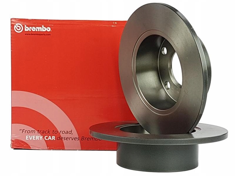 BREMBO TARCZE+KLOCKI TYŁ VW PASSAT B5 B5FL 245MM Rodzaj tarcz Pełne