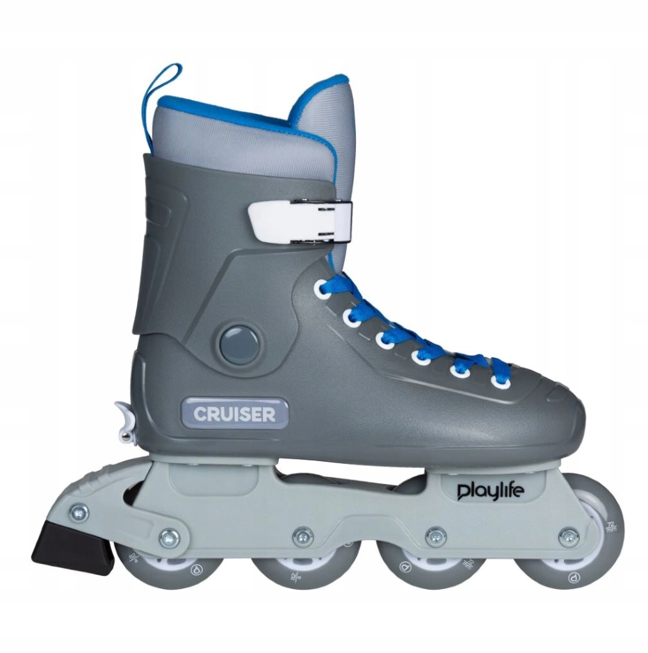Dětské kolečkové brusle Playlife Cruiser Grey Adj., 4x, 72, 35-38