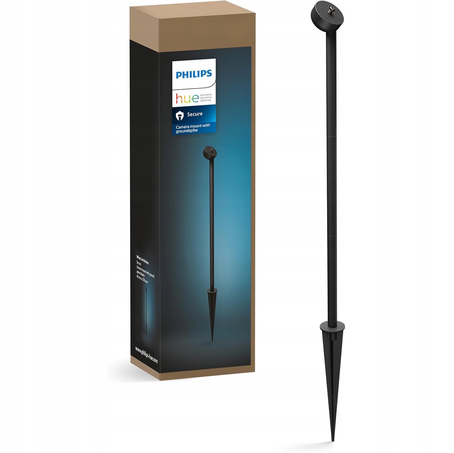 Držák kamery Secure Podstavec s hrotem Černý Philips Hue