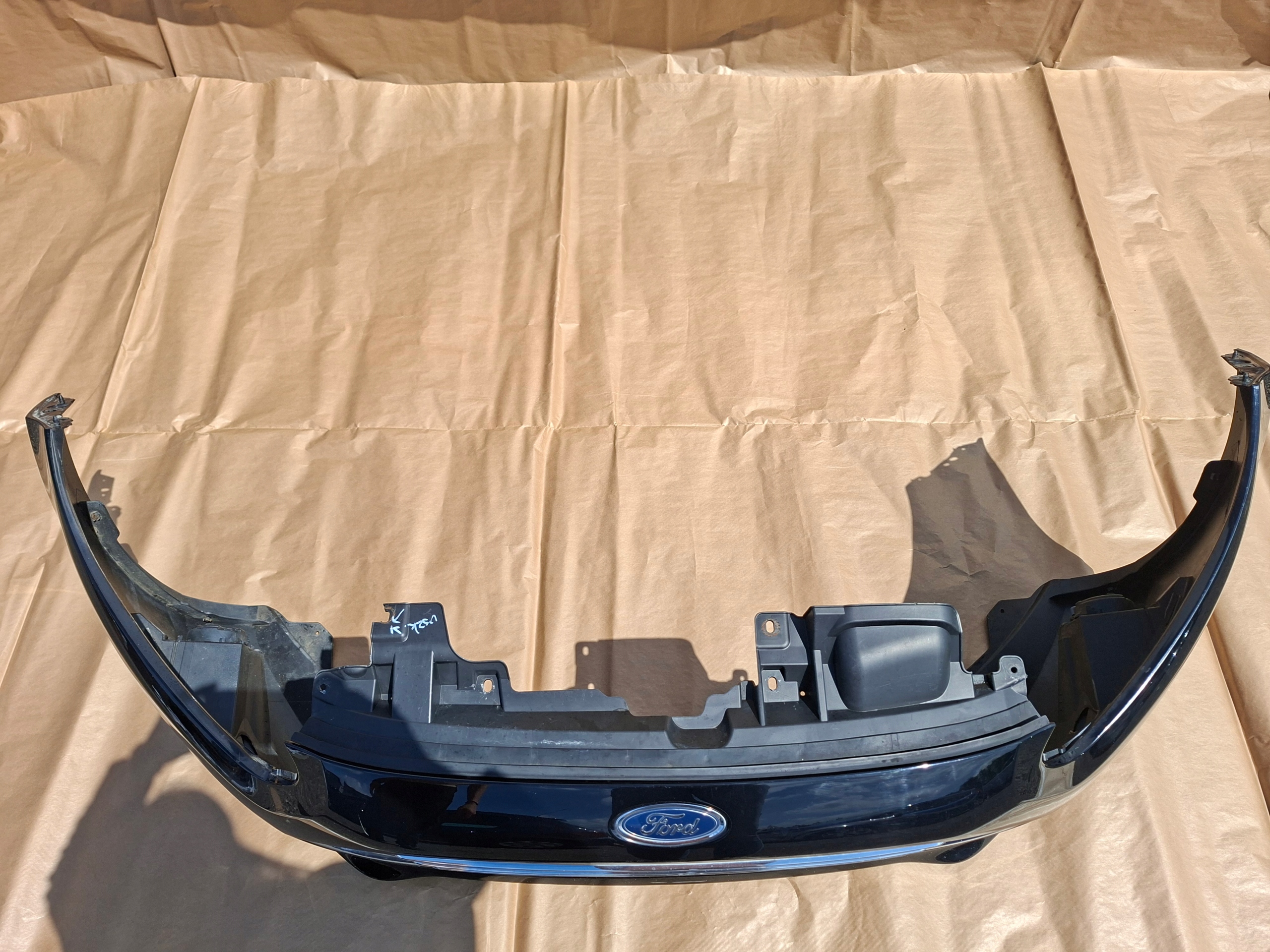 FORD FIESTA MK7 LIFT 2012-2017 bumper front ABSOLUT BLACK original