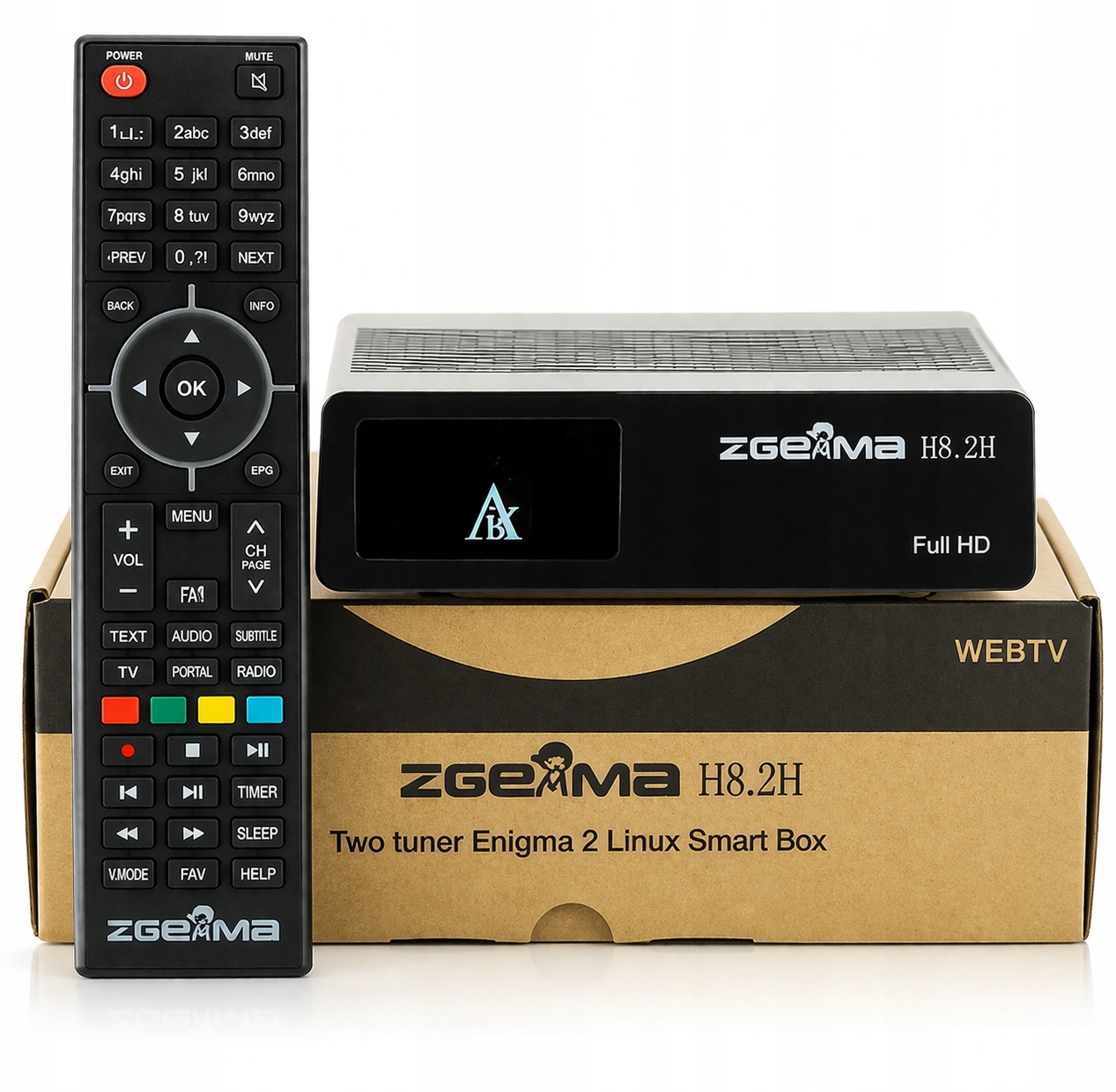 Tuner Zgemma H8.2H Satelitní Dekodér DVB-T2 Hevc ENIGMA2 E2