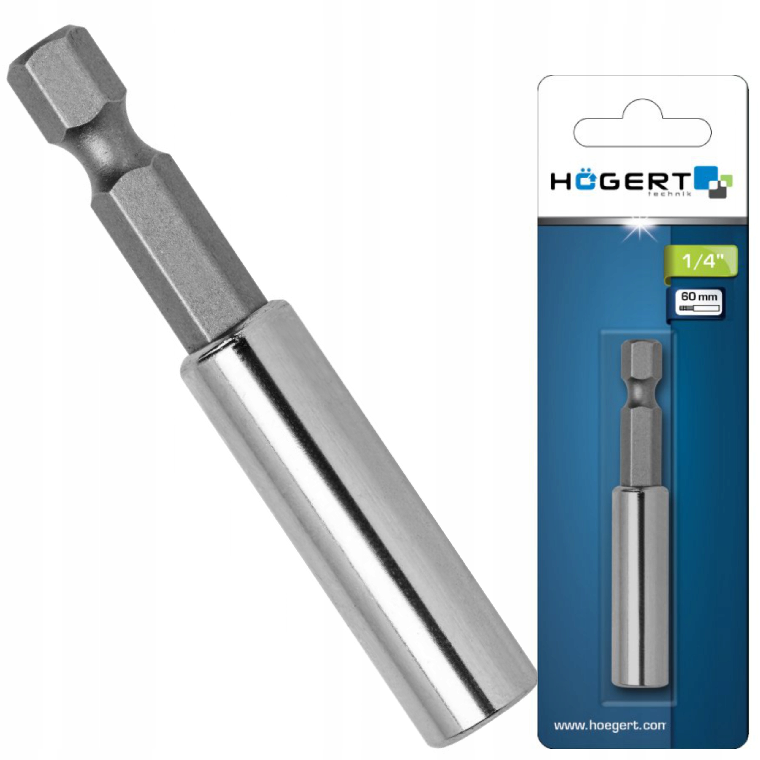 

Hogert HT1S439 Uchwyt Do Końcówek Wkrętakowych 1/4