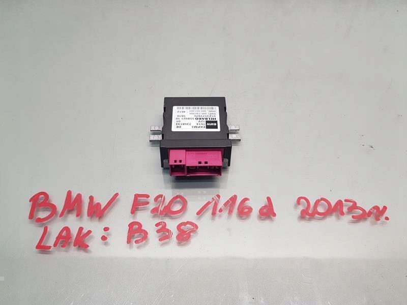 MODUŁ STEROWNIK POMPY PALIWA BMW F20 2.0 D