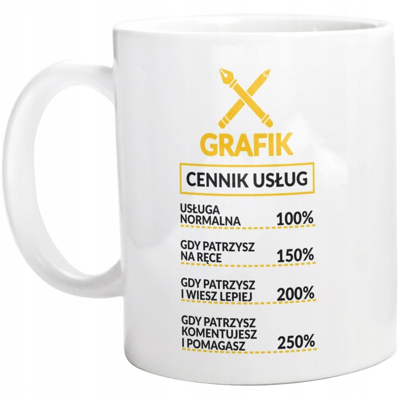 

Grafik Cennik Usług Grafika Kubek