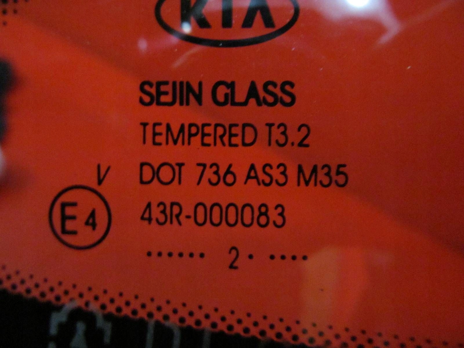 KIA CEED 2 II JD CEED 12- KOMBI window bodywork right rear part rear 2012 ROK