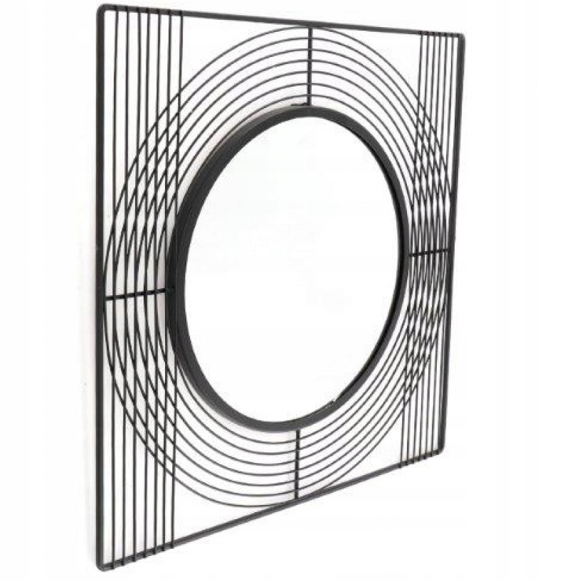 

Lustro Czarne Metalowe 52 CM