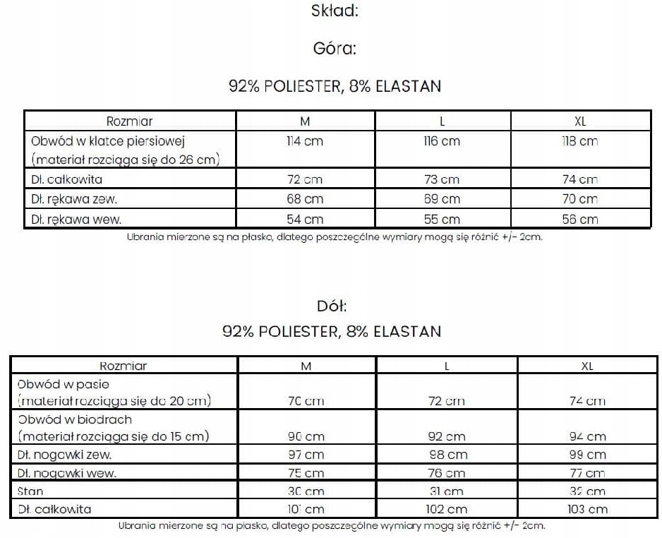 Komplet męski OLAVOGA HEYDAY 2025 czerń L Rozmiar L