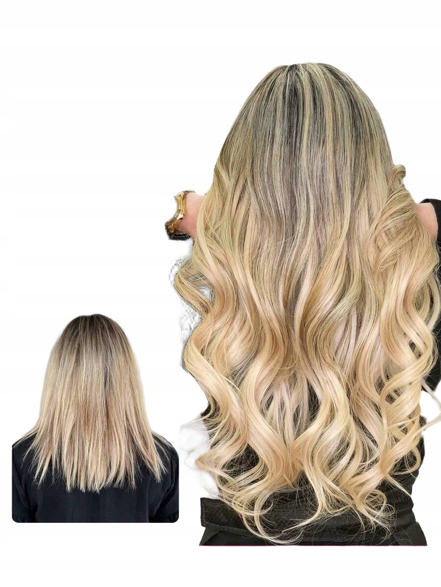 9am Hair Blond Doczepiane Włosy Pasma ZT2 45CM