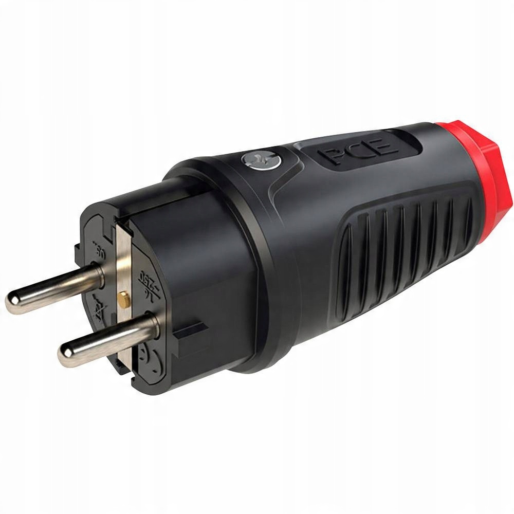 

Wtyczka gumowa 16A 2P+Z 230V Schuko Vde IP54 /pełn