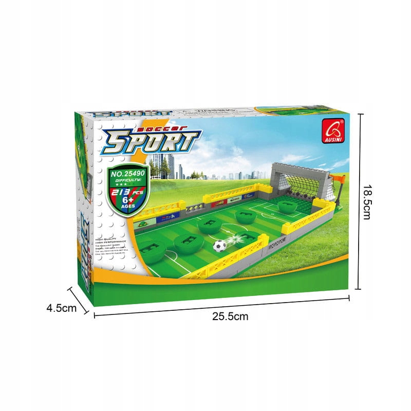 Stadion piłkarski - klocki, piłkarze 213 szt Marka Habarri