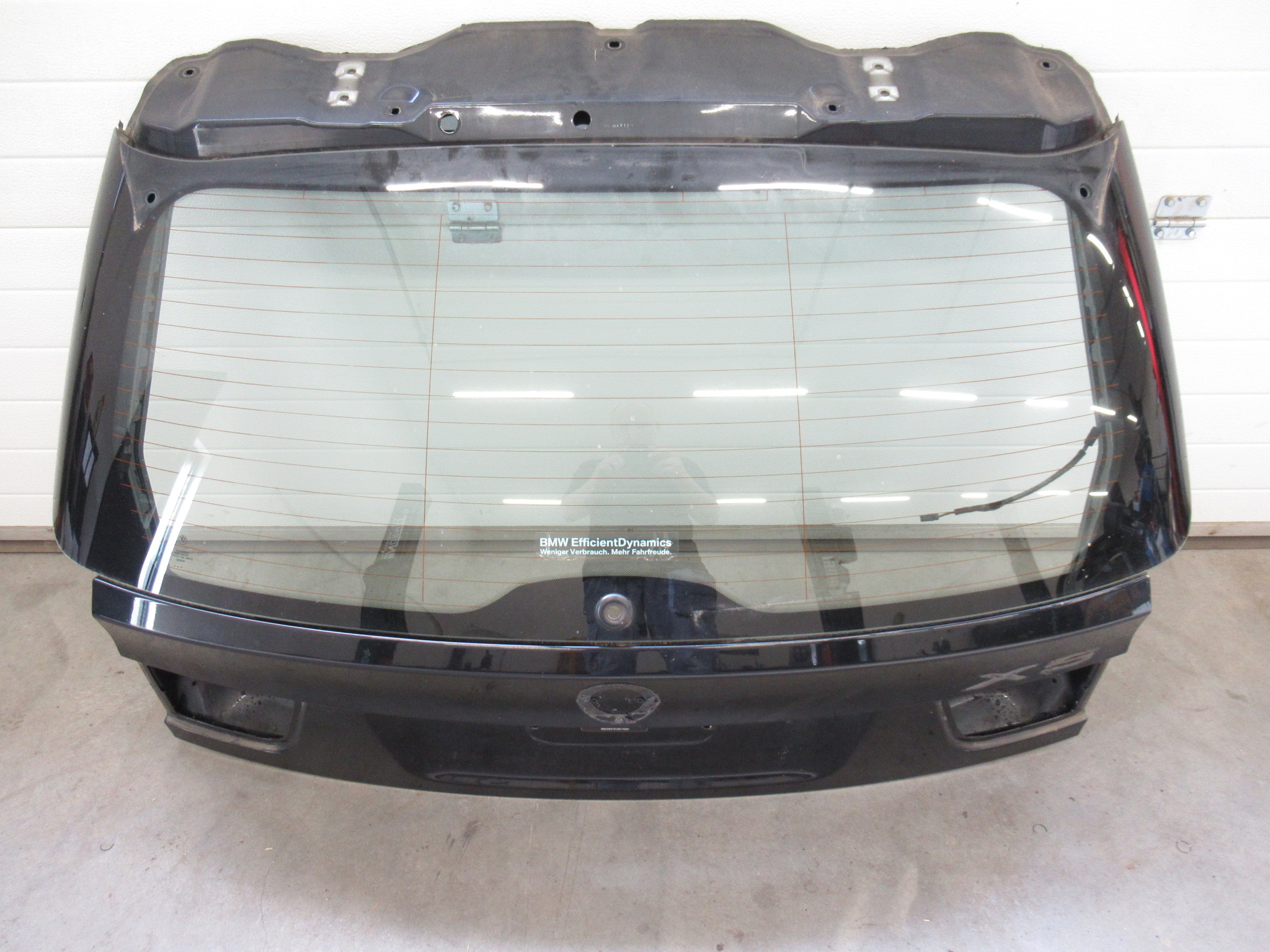 boot door rear window BMW e70 X5 475 Blacksapphire