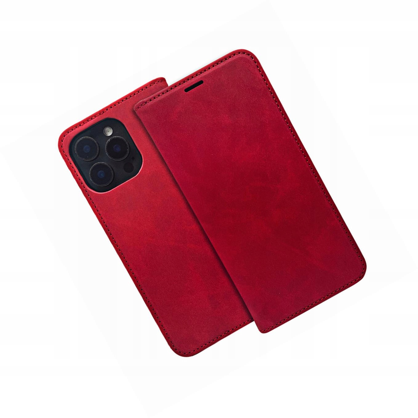 Etui Smart Suede ze skóry ekologicznej do Samsung A52 5G zamykane książkowe