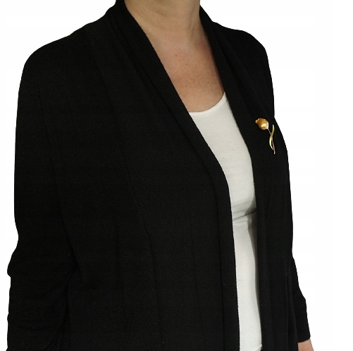 BROSZKA żółtyzłoty TULIPAN kwiat Rodzaj Klasyczne