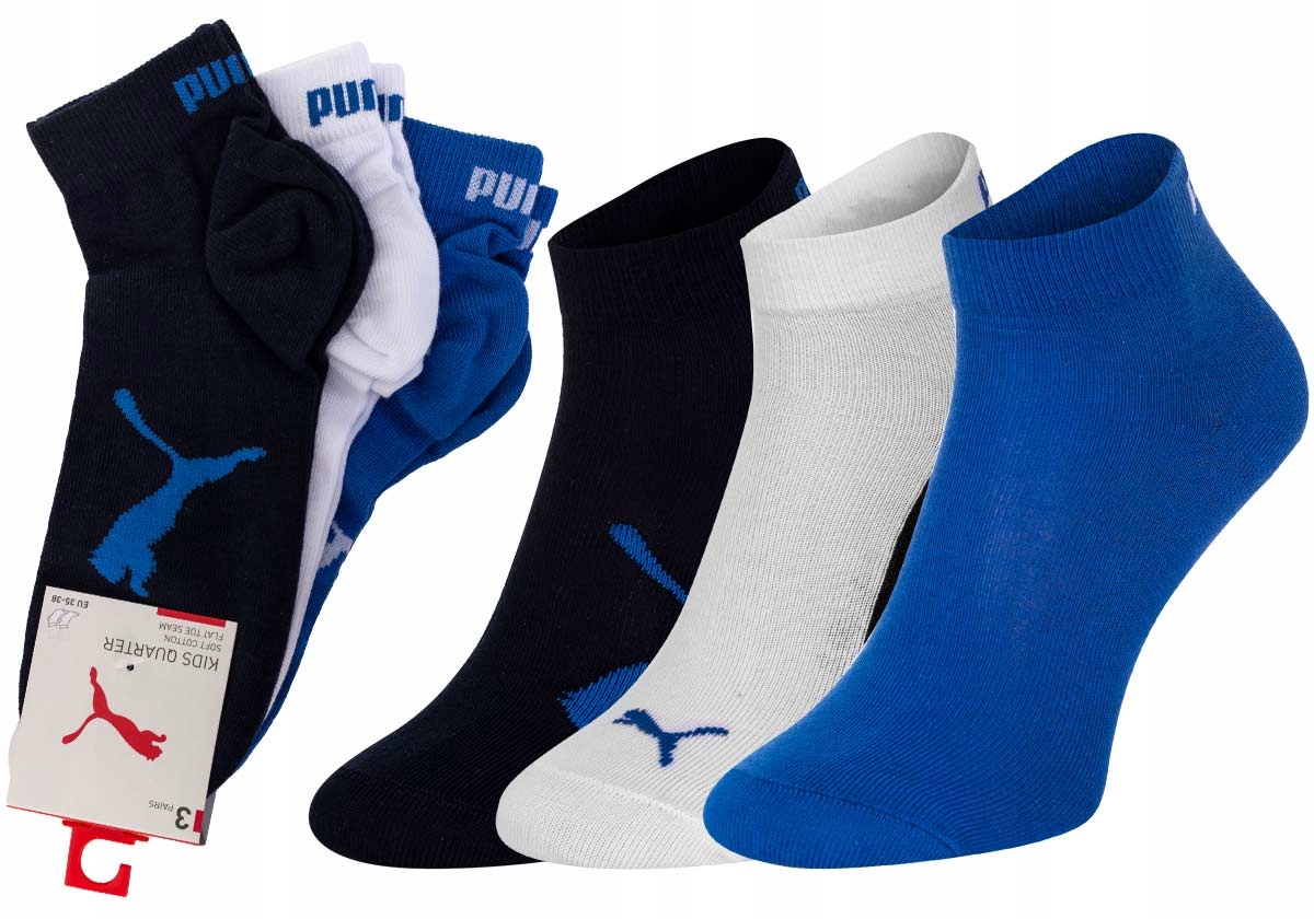 

Puma Skarpety Skarpetki Stopki 3 Pary Roz: 35-38
