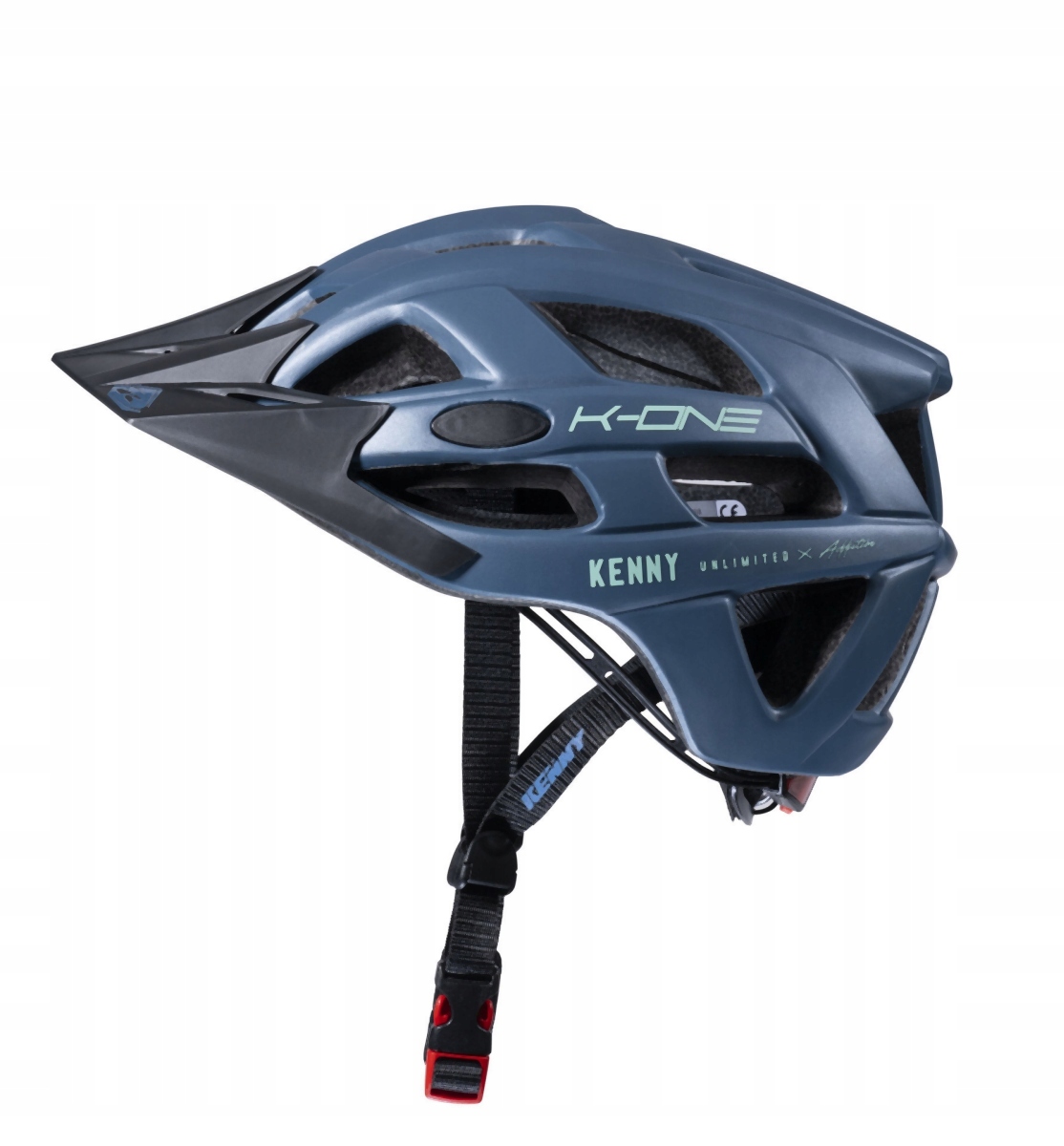 Kenny Závodní Cyklistická Přilba Mtb K-one Mineral, Barva Modrá/černá S/m