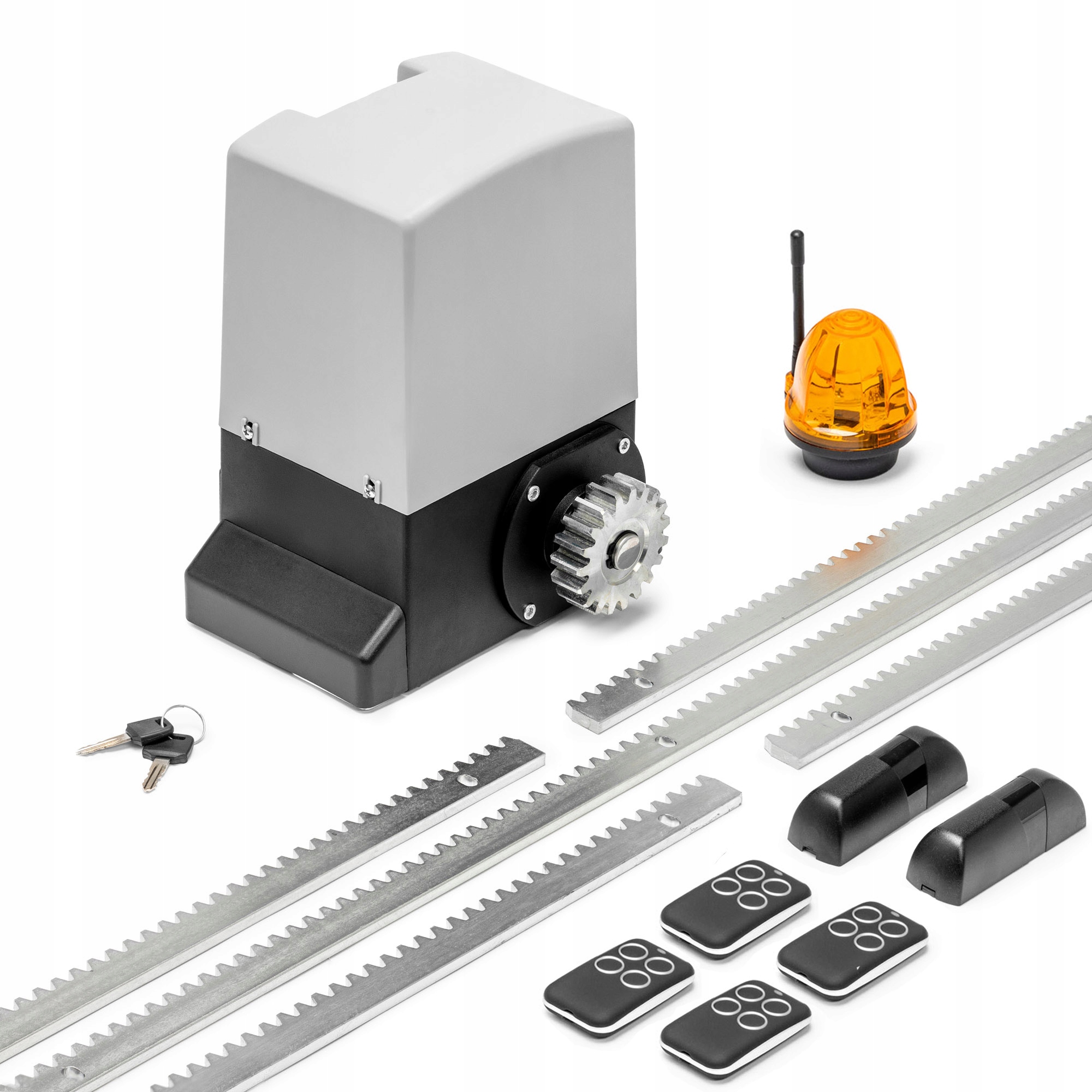 Привод для раздвижных ворот автомат ARM2000 12 м/2000 кг 4 пульта дистанционного управления комплект