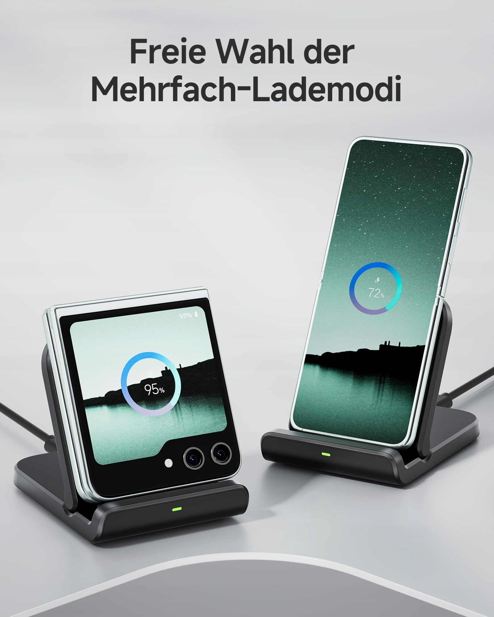 SwanScout Stacja ładująca do Samsung Z Flip 6, SwanScout 501S, składana — miniatura 4