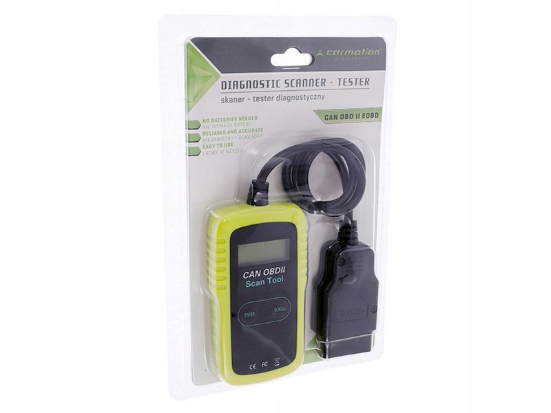 TESTER DIAGNOSTYCZNY INTERFEJS SKANER OBD II EOBD Marka Carmotion